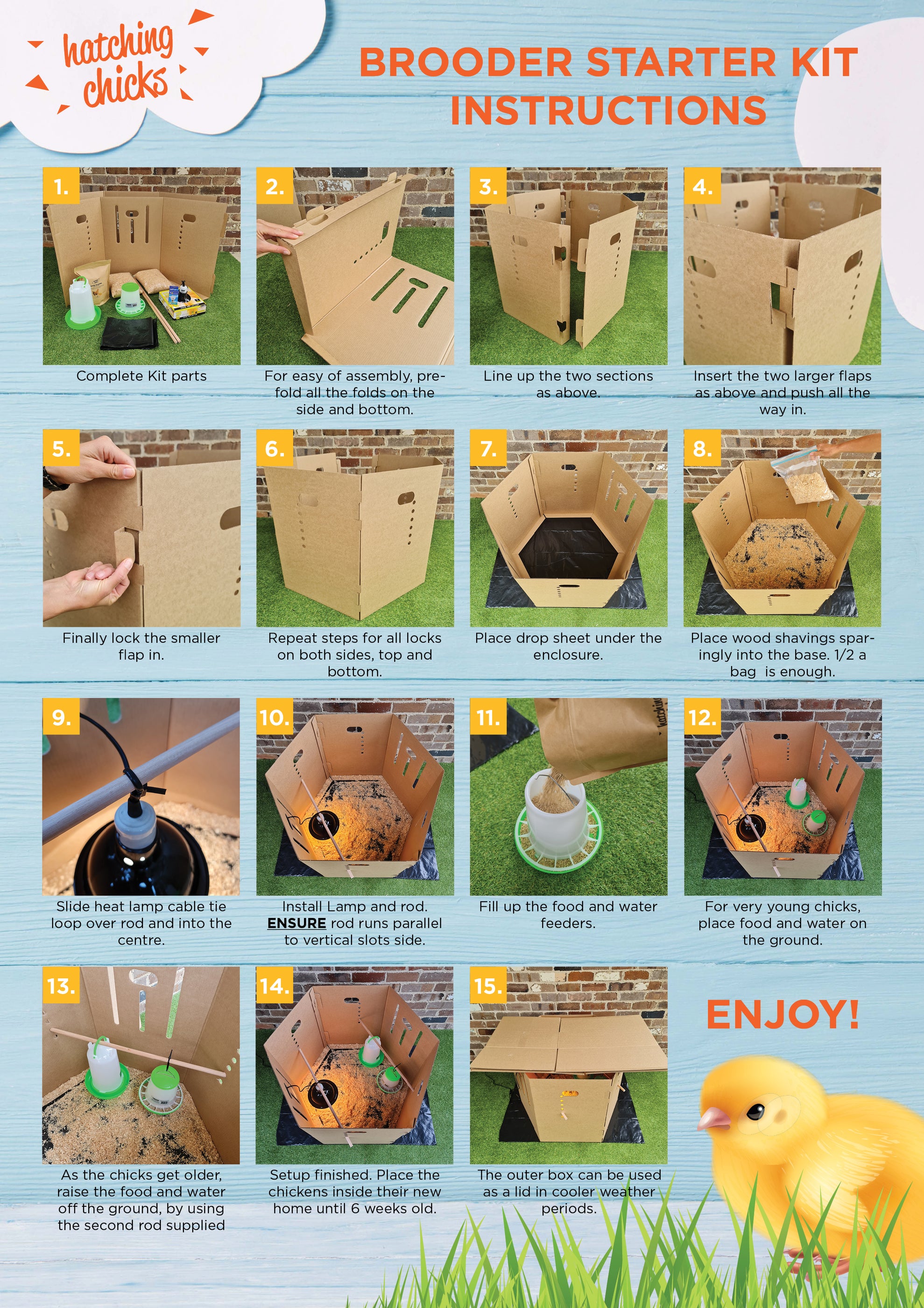 Chicken Brooder Starter Kit — Hatching Chicks